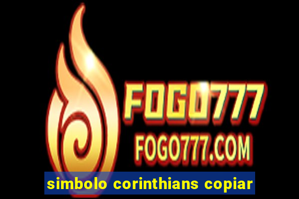 simbolo corinthians copiar